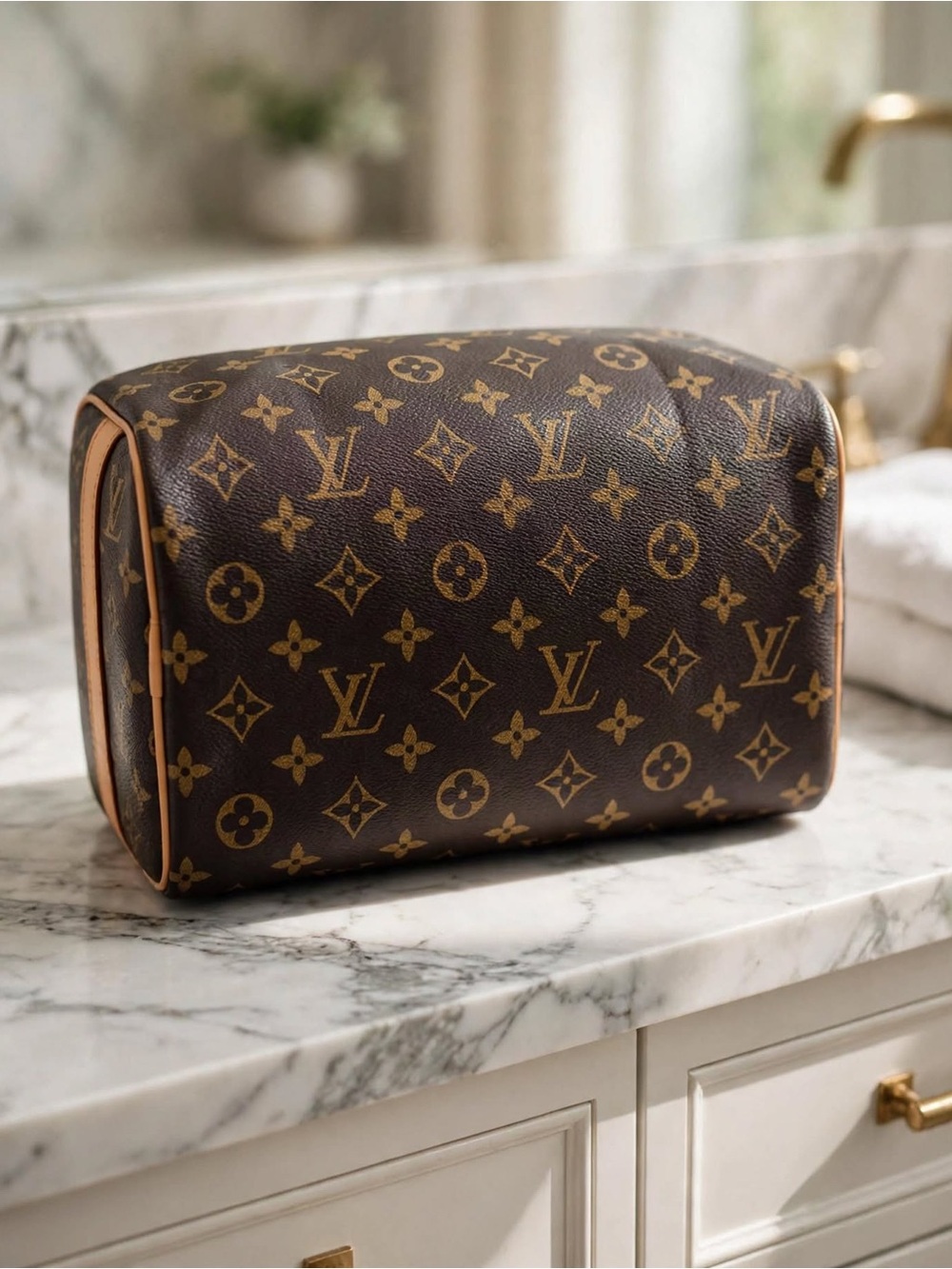 Brown Monogram Canvas Toiletry bag - Picture 7 of 13